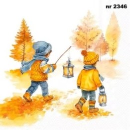 Autumn Walk servet 33x33cm