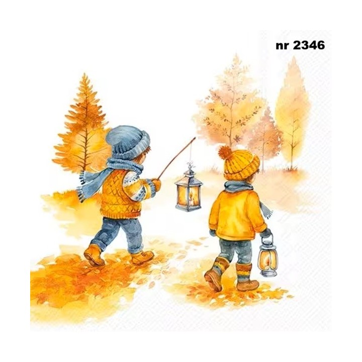 Autumn Walk servet 33x33cm