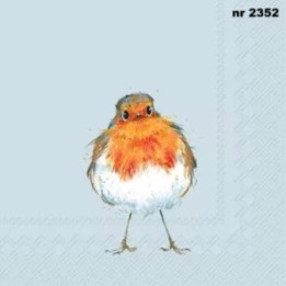 Robin Chico light blue servet 33x33cm