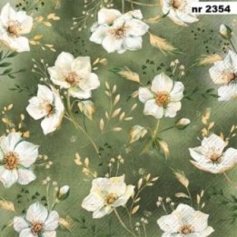 Golden Gala green servet 33x33cm