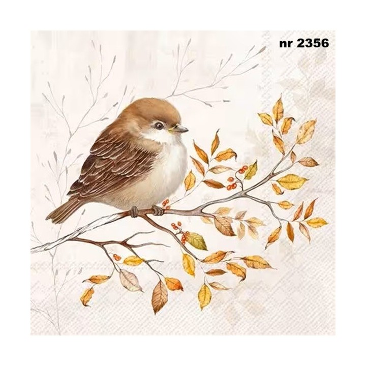 Autumn Melody cream servet 33x33cm