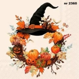 Witch Wreath servet 33x33cm