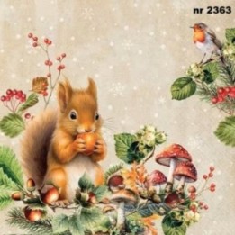 Fruit Collector servet 33x33cm