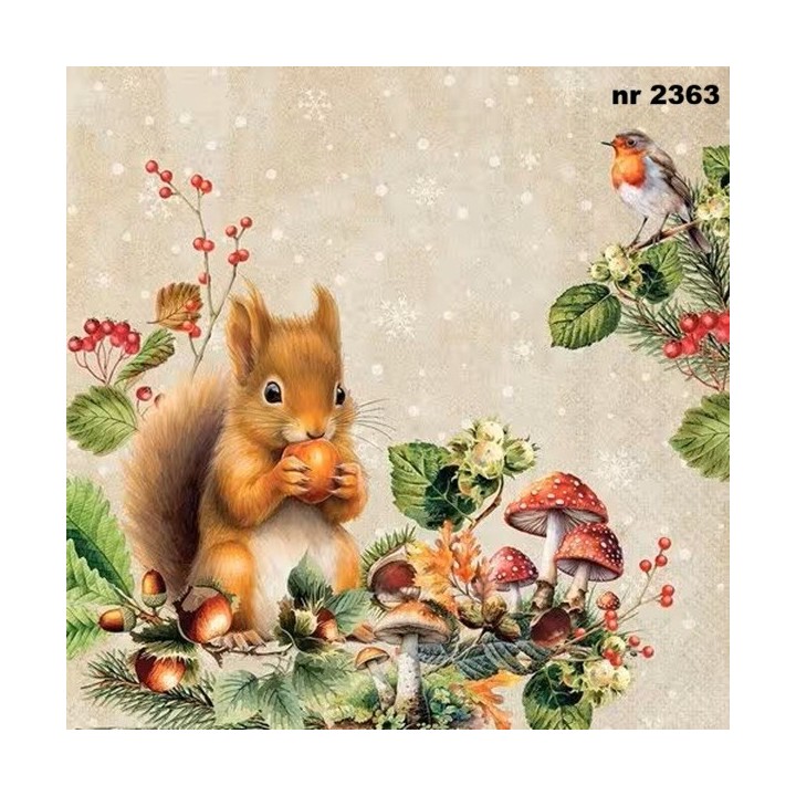 Fruit Collector servet 33x33cm