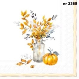 Autumn Glow Bouquet servet 33x33cm