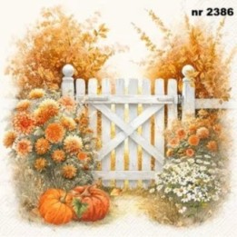 Autumn Garden cream servet  33x33cm