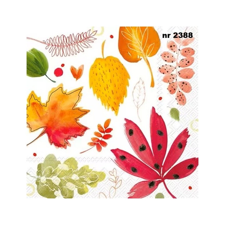 Joyful Leaves servet 33x33cm