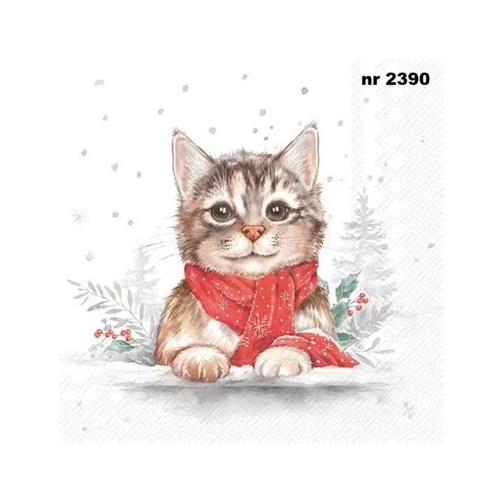 Minou servet 33x33cm