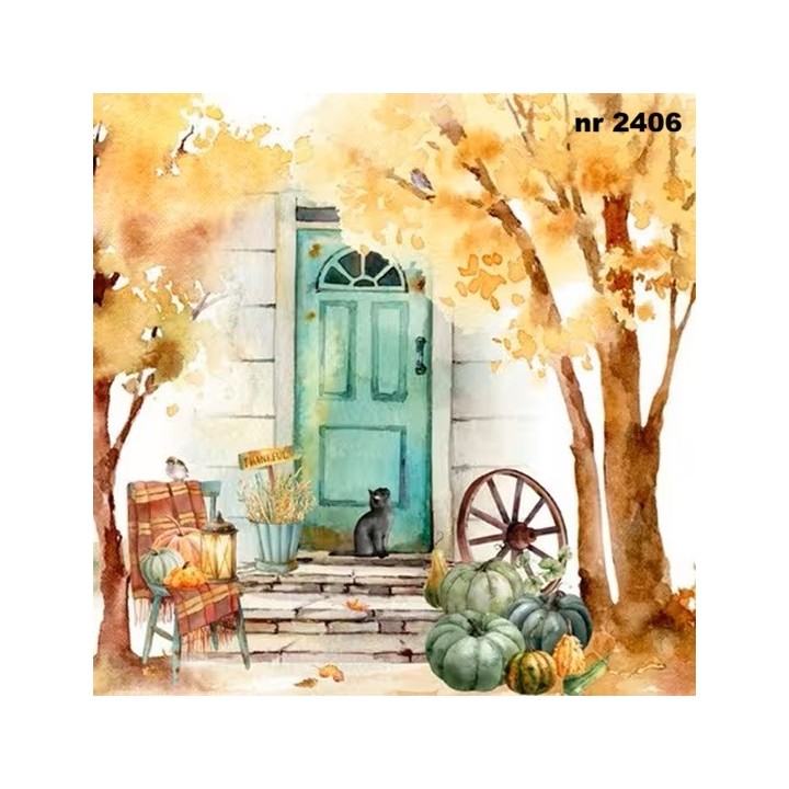 Thankful Autumn servet 33x33cm