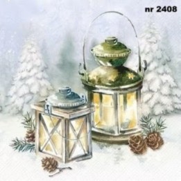 A frosty Night 33x33cm