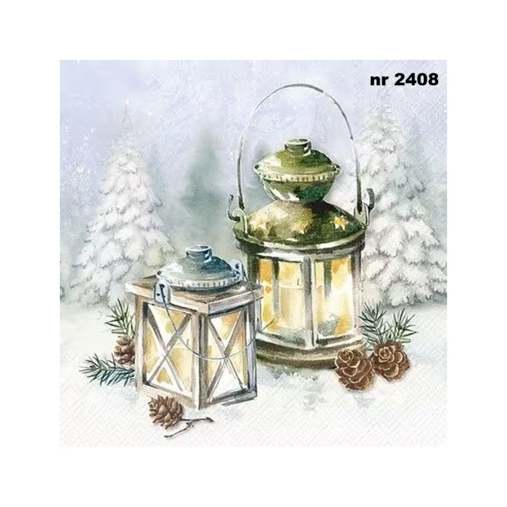 A frosty Night 33x33cm