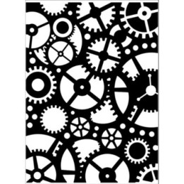 Carabelle Studio Embossing folder tandwielen