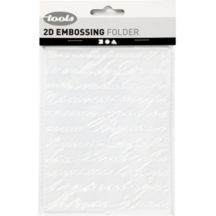 CC Woorden embossing folder