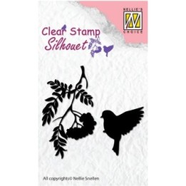 NC Silhouet Clear Stempels Birdsong-4
