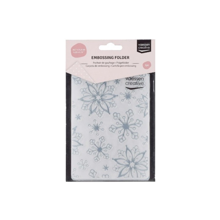 Creative Embossing Folder Grote Sneeuwvlokken