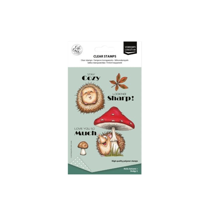 Creative Clear Stamps by Carla Creates Hedgy 1 13st.