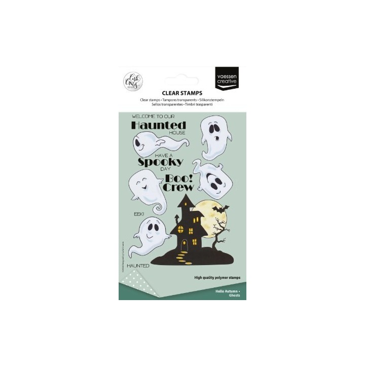 Creative Clear Stamps by Carla Creates Ghosts 19st.