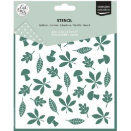 Creative Stencil by Carla Creates Leaves 15x15cm