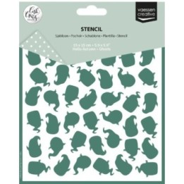 Creative Stencil by Carla Creates Ghosts 15x15cm