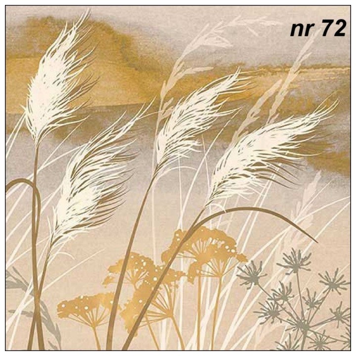 Waving grass servet 33x33cm